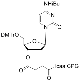structure_N-5112-20 deoxy Cytidine (n-ibu) 3'-lcaa CPG 2000?